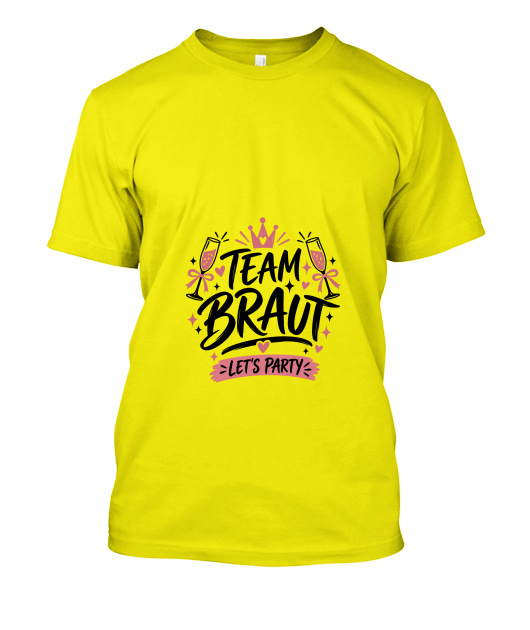 T-Shirt JGA – Team Braut